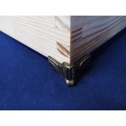 Nóżka metalowa 20x18mm  / M324 -C030 / c.mosiądz / CENA 1szt